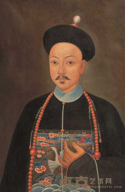 佚名 肖像 61.5×41.5cm